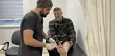 Zonguldak'ta kopan ayağı yerine dikilen makine ustası yürümeye başladı