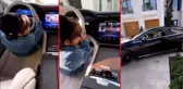AK Partili vekil 3 yaşındaki çocuğuna lüks otomobilini kullandırdı! Görüntüler tartışma yarattı