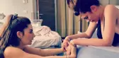 İlk bebeğini kucağına alan Leyla Lydia Tuğutlu, suda doğum yaptığı anları paylaştı