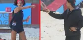Survivor'da gerginlik! Sunucu Murat Ceylan'dan kendisine obje fırlatan kadın yarışmacıya tepki