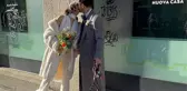 Oyuncu Bora Akkaş ile fenomen Oben Alkan Milano'da nikah masasına oturdu