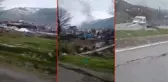 Deprem'den acı görüntüler gelmeye devam ediyor! Kahramanmaraş'ta bir köy neredeyse tamamen yıkıldı