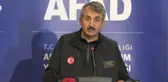 AFAD Başkanı Yunus Sezer: 