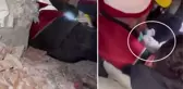 4 yaşındaki Eylül, kendisine siper olan annesinin kucağında bulundu
