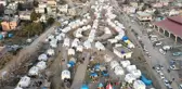 Deprem bölgesi Gaziantep'te 80 bin vatandaşın barınması için 17 bin çadır kuruldu