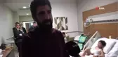 Enkazda ayrılan eller hastanede bir araya geldi