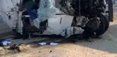 Ankara'da 2 kamyon çarpıştı: 2 yaralı