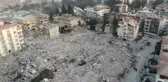İki büyük depremin ardından Antakya'daki yıkım dron kamerasıyla ortaya çıktı