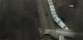 ABD'de yük treni raydan çıktı