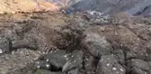 Deprem bölgesinde hayrete düşüren görüntü! Heyelan 15 haneden oluşan mezrayı yuttu