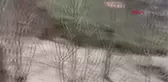 KAR SULARI HEYELANLARA NEDEN OLDU 3 EV HASAR ALDI, 1,5 METRE YARIKLAR OLUŞTU