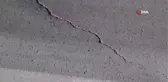 Niğde ve Konya depreminde Aksaray'da yol ve araziler yarıldı