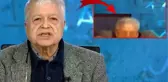 Canlı yayına damga vuran an! Depremi anlatan profesör, bir anda oturduğu koltuktan yere düştü