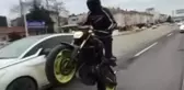 İstanbul'da tek teker üzerinde polisten kaçan motosikletli, cezadan kurtulamadı