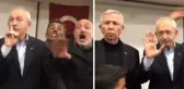 Cumhurbaşkanı adayı Kemal Kılıçdaroğlu, deprem bölgesi ziyaretinde slogan atanları eliyle susturdu