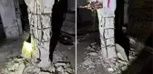 İstanbul'da onlarca dükkanın bulunduğu pasajda kolonlardaki hasar esnafı tedirgin etti