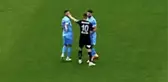 Belhanda, Trabzonsporlu oyuncuya tokat attı! Süper Lig'in en fazla kırmızı kart gören oyuncusu oldu