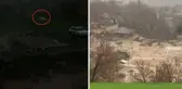 Annenin cansız bedenine ulaşıldı! İçinde 3 çocuğun bulunduğu konteynerin sürüklenme anı kamerada