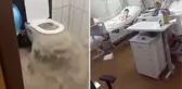 Şanlıurfa'da şiddetli yağış nedeniyle Eyyübiye Eğitim ve Araştırma Hastanesi'ni su bastı! Hastaların durumu içler acısı