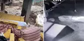 Depremde hasar gören evinden kurtardığı eşyaları selde kayboldu