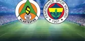 Fenerbahçe- Alanyaspor maçı kaç kaç? Fenerbahçe- Alanyaspor maçı hangi kanalda, saat kaçta? Fenerbahçe- Alanyaspor maç özeti!