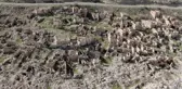 Baraj kıyısındaki tarihi köy, sular çekilince ortaya çıktı