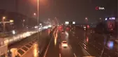 İstanbul'da gece saatlerinde şiddetli yağmur etkili oldu