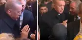 Erdoğan'la görüşmek isteyen aday adayının ısrarı ortaya ilginç görüntüler çıkardı