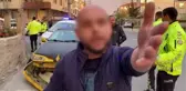 Kaza yapan sürücüden muhabire şaşırtan sözler: Git başka açıdan çek, rüşvet mi istiyorsun benden