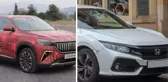 Togg ve Honda Civic otobanda kapıştı, ortaya ilginç görüntüler çıktı