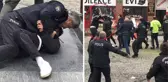 Adliye önünde kıyamet koptu! Duruşmadan çıkıp birbirlerine girdiler
