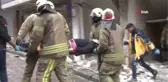 Güngören'de 5 katlı bir binanın çatısı çöktü: 1 yaralı