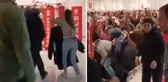 Personel, müşterilerin üzerine indirimli ürün fırlatmıştı! Markadan açıklama geldi