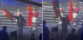 Ermenistan'daki şampiyonada rezalet! Görevlinin elindeki Azerbaycan bayrağını kaparak ateşe verdi