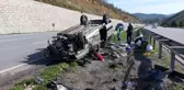 Bayram iznine giden ailenin aracı takla attı: 5 yaralı