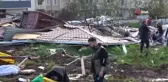 Deprem bölgesini fırtına vurdu, çatılar ve konteyner uçtu: 1 ölü, 4 yaralı
