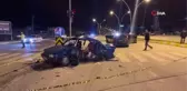 Çankırı'da iki otomobilin çarpıştı: 2'si ağır 6 yaralı