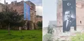 Erdoğan'ın posterinin tartışma yarattığı tarihi surlara şimdi de Kılıçdaroğlu afişi asıldı