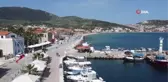 Foça'da bayram hareketliliği yaşanıyor