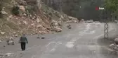 Hatay'da deprem tonlarca ağırlığındaki kayaları yerinden koparmış