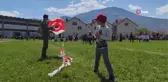 Mehmetçik Kosova'daki 23 Nisan kutlamalarında çocuklarla oyunlar oynadı
