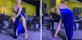 Bayramda sahneye çıkan Pınar Eliçe, kalça dansı yaptı