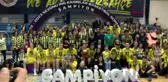 SPOR Fenerbahçe Alagöz Holding şampiyonluk kupasını aldı