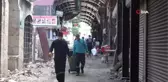 Tarihi Uzun Çarşı'da esnaf yaralarını sarıyor
