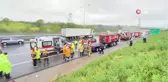 Tuzla'da kazaya müdahale eden itfaiye ve sağlıkçılara otomobil çarptı