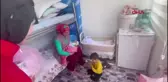İSLAHİYE KONTEYNER KENTİNİN İLK BEBEĞİ 'AYŞEGÜL'