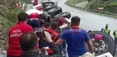 Bitlis'te yakıt dolu tır devrildi: 1 yaralı
