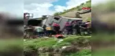 ŞIRNAK'TA ASKERİ PERSONELİ TAŞIYAN OTOBÜS ŞARAMPOLE DEVRİLDİ; ÇOK SAYIDA YARALI VAR