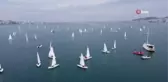 Ayvalık'ta TYF Yelken Ligi 2. Ayak Optimist Yarışmaları sona erdi