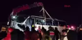 GEZİ DÖNÜŞÜ 1 ÖĞRENCİ İLE SÜRÜCÜNÜN ÖLDÜĞÜ OTOBÜS KAZASINDA 18 YARALI TEDAVİ GÖRÜYOR